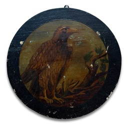 Early 20th-century Black Forest Carved Target