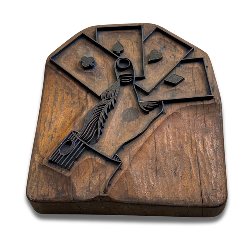 Mid 20th-century Copper Printing Block Wallhanging