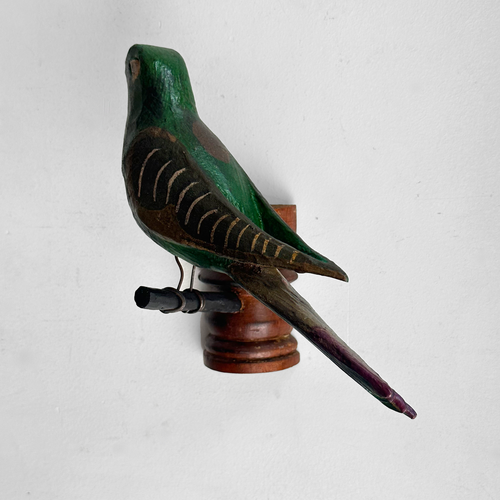 Black Forest Carved Bird (502)