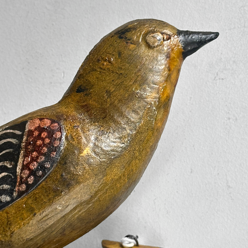 Black Forest Carved Bird (509)