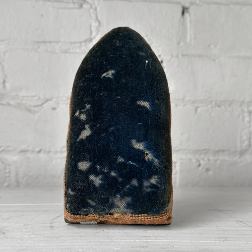 Victorian Wood Iron Pin Cushion