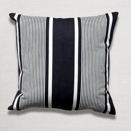 Custom 19th-century French Ticking Pillow (#3-26)