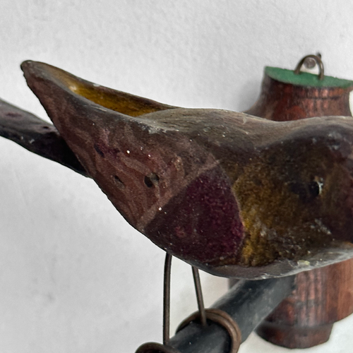 Black Forest Carved Bird (523)