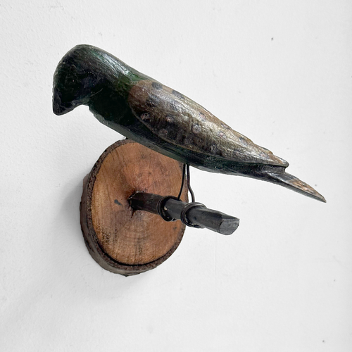 Black Forest Carved Bird (525)