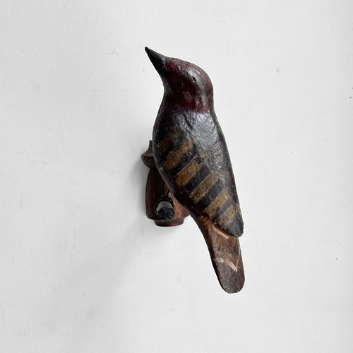 Black Forest Carved Bird (528)