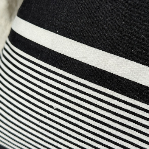 Custom 19th-century French Ticking Pillow (#3-26)