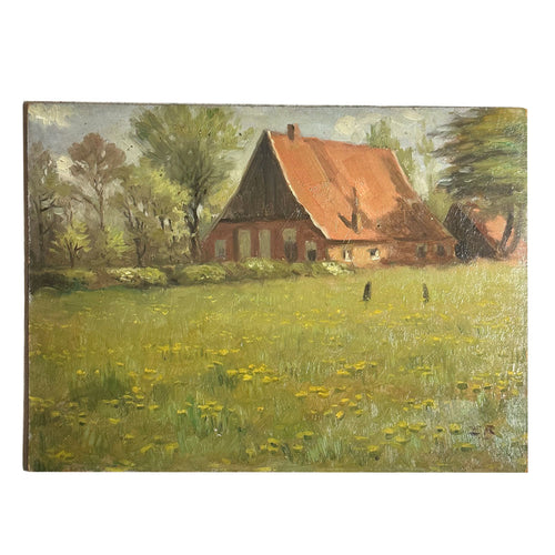 Evert Rabbers Landscape Painting (2353)