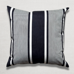 Custom 19th-century French Ticking Pillow (#3-28)