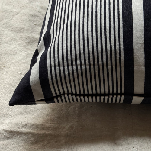 Custom 19th-century French Ticking Pillow (#3-28)
