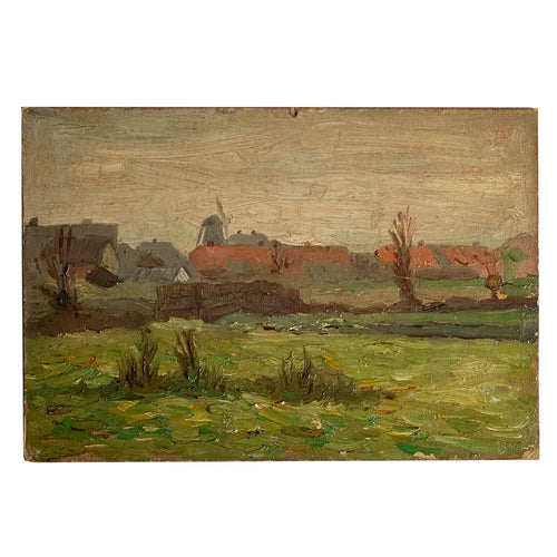 Evert Rabbers Landscape Painting (2355)