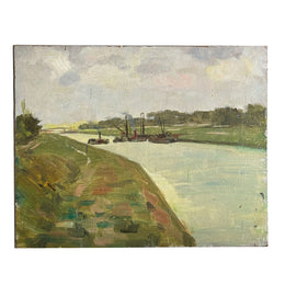Evert Rabbers Landscape Painting (2356)
