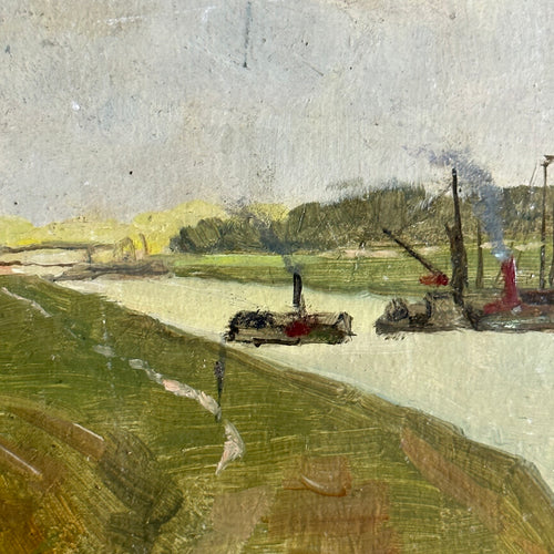 Evert Rabbers Landscape Painting (2356)