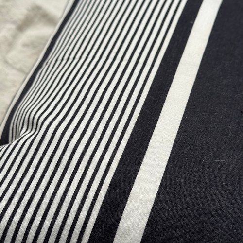 Custom 19th-century French Ticking Pillow (#3-29)