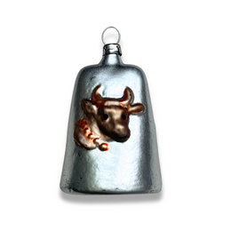 Nostalgic Cow Bell Ornament