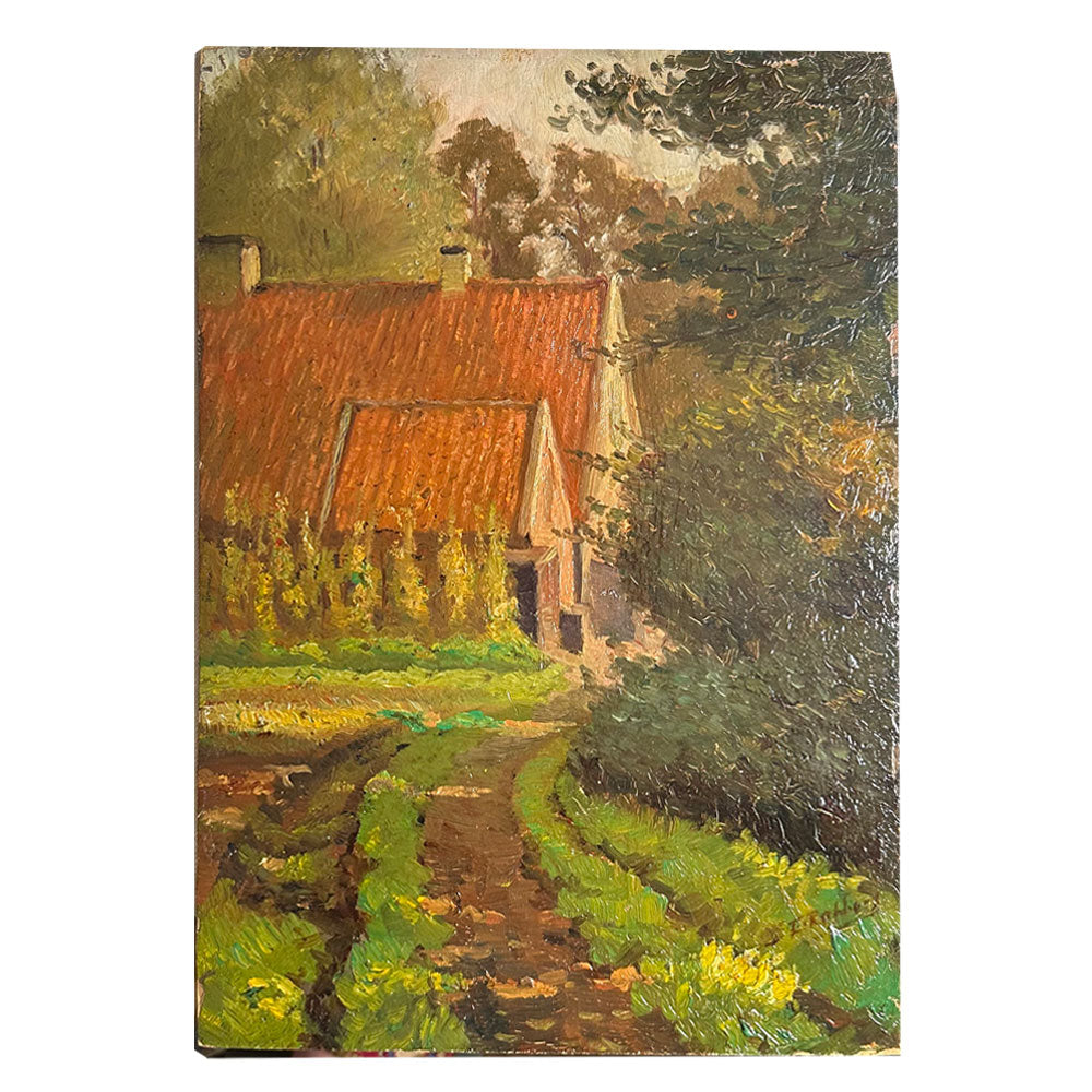 Evert Rabbers Landscape Painting (2357)