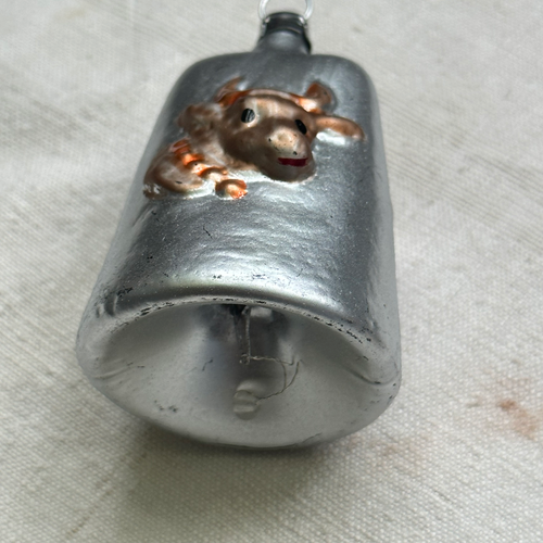 Nostalgic Cow Bell Ornament