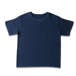 Navy Cotton Pile T-Shirt