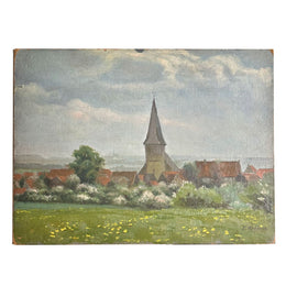 Evert Rabbers Landscape Painting (2358)
