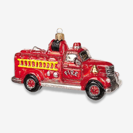 Vintage Fire Engine Ornament