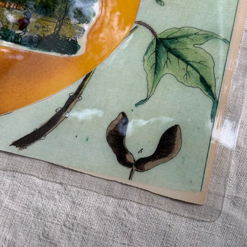 One-of-a-Kind Collaged Quince Mat (#59)