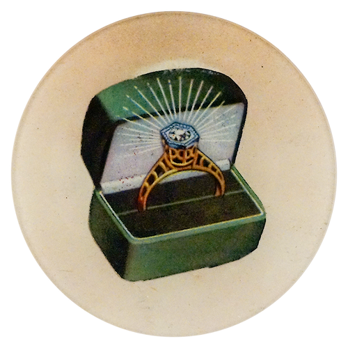Green Velvet Ring Box