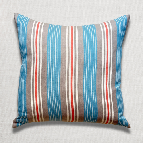 Custom 19th Century French Ticking Pillow (#5)