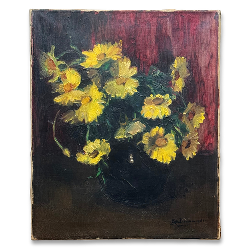 Mid 20th-century Dutch Floral Still Life Painting