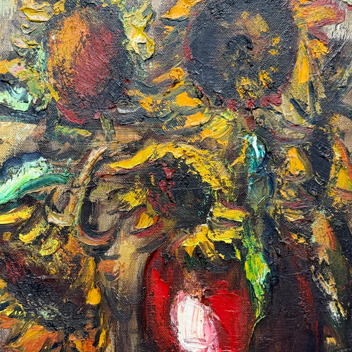 Mid 20th-century Dutch Floral Still Life Painting