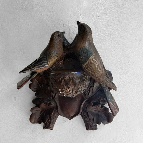 Early 20th-century Black Forest Carved Bird's Nest (BFN-510)