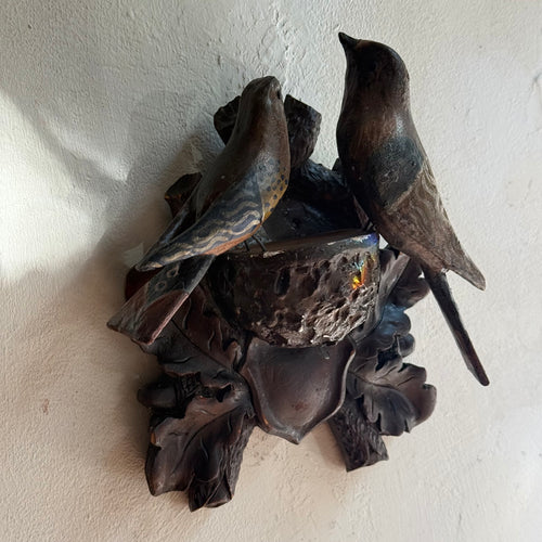 Early 20th-century Black Forest Carved Bird's Nest (BFN-510)