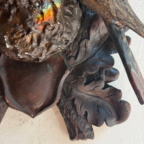 Early 20th-century Black Forest Carved Bird's Nest (BFN-510)