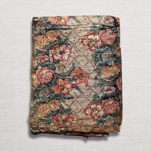 19th-century American Hand-Stitched Quilt