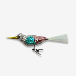 Nostalgic Clip-on Pink & Blue Bird Ornament