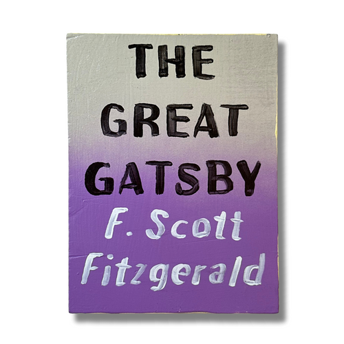 Leanne Shapton "The Great Gatsby" Painted Wooden Book