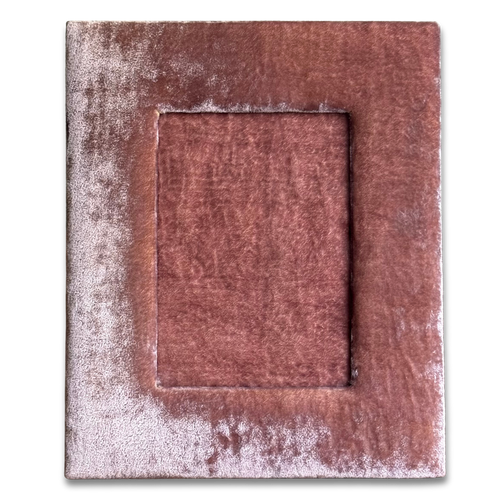 Plain Silk Velvet Tabletop Frame in Vintage Plum (#5)