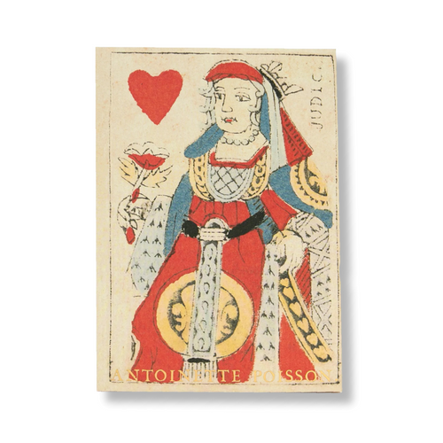 Antoinette Poisson Queen of Hearts Notebook "Dame de Coeur"
