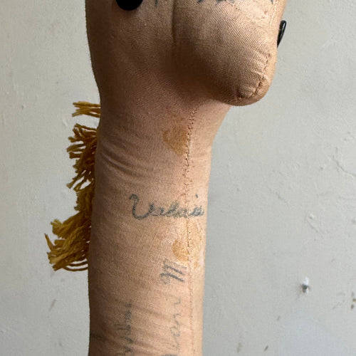 Vintage Stuffed "Autograph" Giraffe