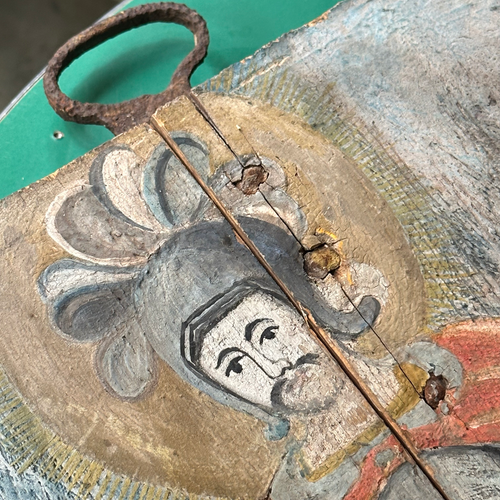 19th-century Austrian St. Florian Fire Protector Painting