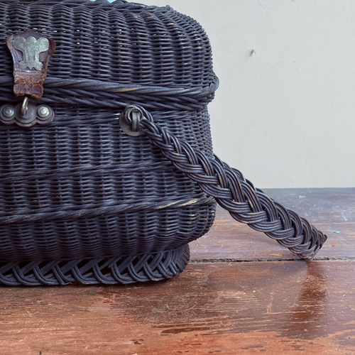 19th-Century French Market Basket (#5)