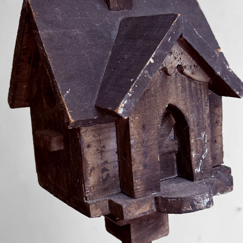 Vintage Birdhouse on Stand (B)