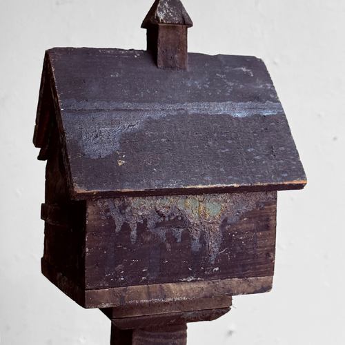 Vintage Birdhouse on Stand (B)