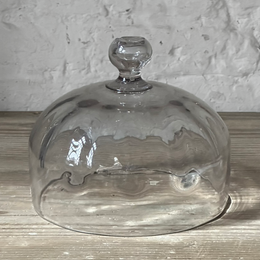 19th Century French Glass Cloche (D05)