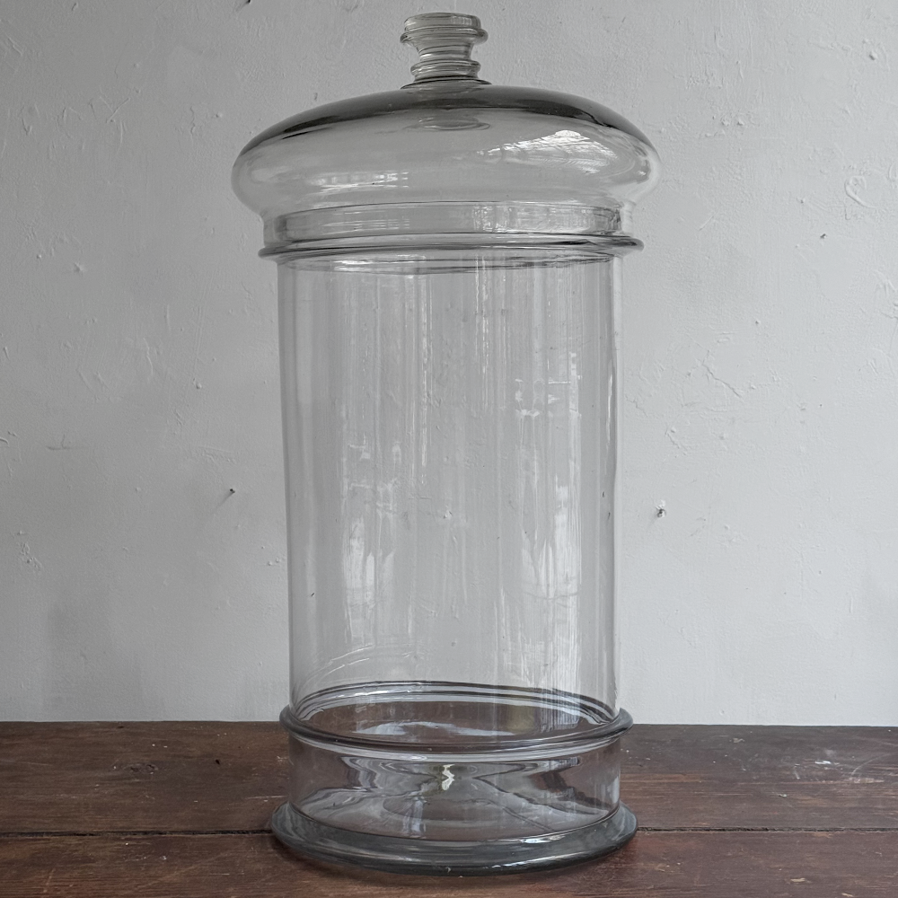 Large 19th-century French Lidded Jar (19A)