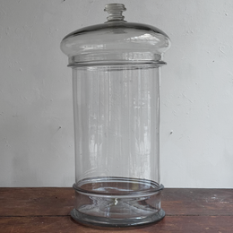 Large 19th-century French Lidded Jar (19A)