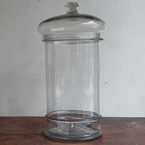 Large 19th-century French Lidded Jar (19A)