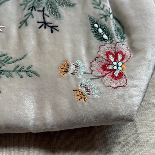 John Derian Custom Poppins Bag in S. Blue