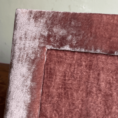 Plain Silk Velvet Tabletop Frame in Vintage Plum (#5)