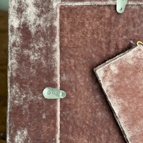 Plain Silk Velvet Tabletop Frame in Vintage Plum (#5)