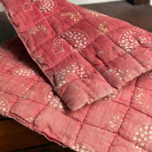 Antique Calico Print Doll Mattress