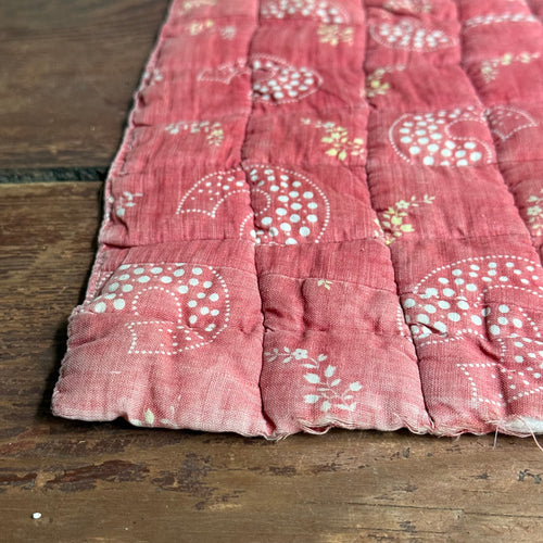 Antique Calico Print Doll Mattress
